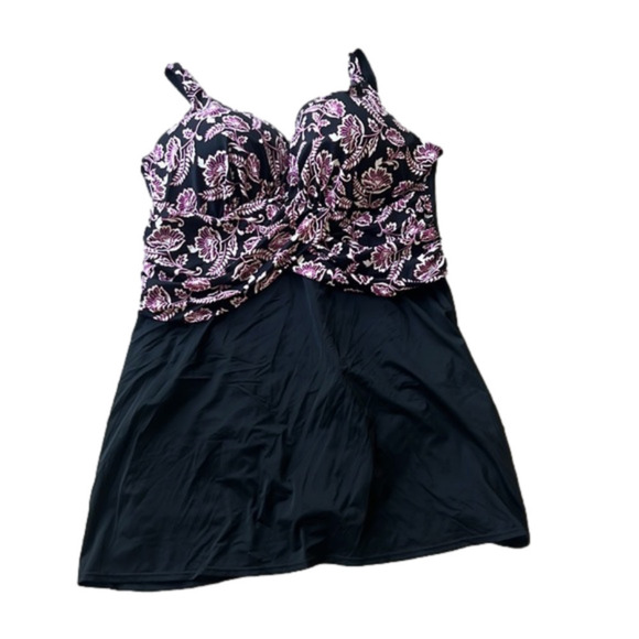 Swimsuits for all power suit swimdress one piece skirted size 24 - Picture 2 of 9